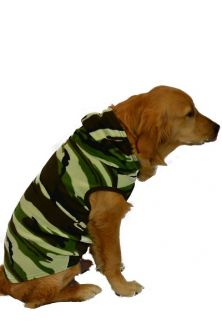 Pet Camouflage Micro Fleece Hoodie for Dogs & Cats